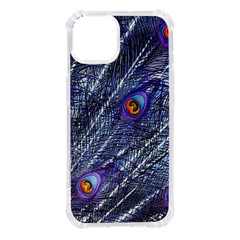 Peacock Bird Feathers Coloured Plumage Iphone 14 Tpu Uv Print Case by Perong