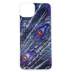 Peacock Bird Feathers Coloured Plumage Iphone 15 Pro Tpu Uv Print Case