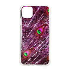 Peacock Feathers Coloured Plumage Pink Red Iphone 11 Pro Max 6 5 Inch Tpu Uv Print Case