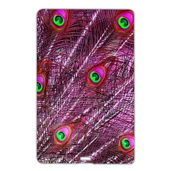 Peacock Feathers Coloured Plumage Pink Red Name Card Style Usb Flash Drive