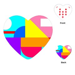 Pattern Design Decoration Playing Cards Single Design (heart)