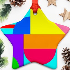 Pattern Design Decoration Star Ornament (two Sides)