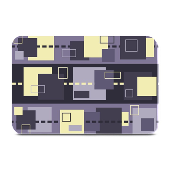 Pattern Design Abstract Lilac Plate Mats