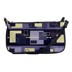 Pattern Design Abstract Lilac Shoulder Clutch Bag by Perong