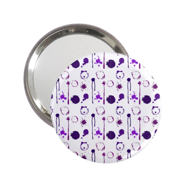 Liquid Splash Pattern Stroke Drip 2.25  Handbag Mirrors