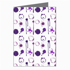 Liquid Splash Pattern Stroke Drip Greeting Card