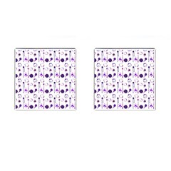 Liquid Splash Pattern Stroke Drip Cufflinks (square) by Perong