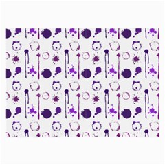 Liquid Splash Pattern Stroke Drip Large Glasses Cloth by Perong