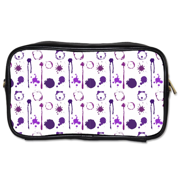 Liquid Splash Pattern Stroke Drip Toiletries Bag (One Side)