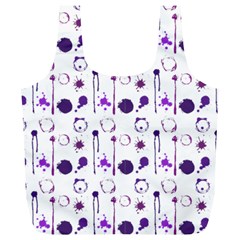 Liquid Splash Pattern Stroke Drip Full Print Recycle Bag (xl) by Perong