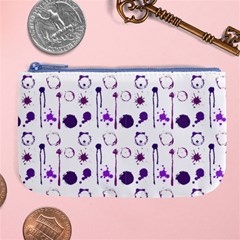 Liquid Splash Pattern Stroke Drip Large Coin Purse by Perong