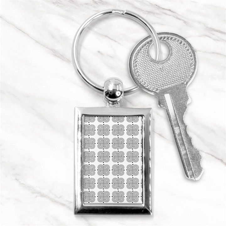 Abstract Pattern Texture Background Art Key Chain (Rectangle)