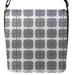 Abstract Pattern Texture Background Art Flap Closure Messenger Bag (s) by Perong