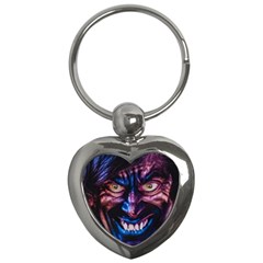 Shadow Madness (ai) Key Chain (heart) by dflcprintsclothing