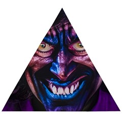 Shadow Madness (ai) Wooden Puzzle Triangle by dflcprintsclothing