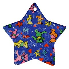 Grateful Dead Bears Ornament (star)