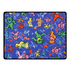 Grateful Dead Bears Two Sides Fleece Blanket (small)