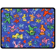 Grateful Dead Bears Two Sides Fleece Blanket (large)