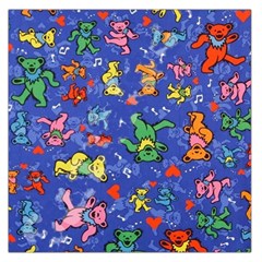 Grateful Dead Bears Square Satin Scarf (36  X 36 )