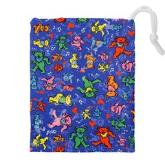 Grateful Dead Bears Drawstring Pouch (4xl) by Perong