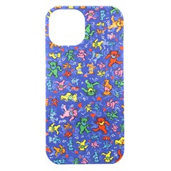 Grateful Dead Bears Iphone 15 Black Uv Print Pc Hardshell Case by Perong