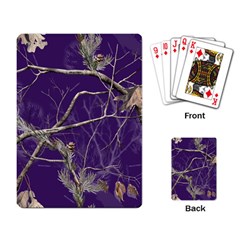 Realtree Camo Purple Pink Realtree Camo Playing Cards Single Design (rectangle)