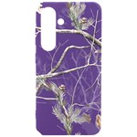 Realtree Camo Purple Pink Realtree Camo Samsung Galaxy S24 6.2 Inch Black TPU UV Case Front