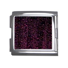 Glitter Light Lights Pastel Pattern Style Texture Mega Link Italian Charm (18mm)