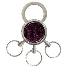 Glitter Light Lights Pastel Pattern Style Texture 3-ring Key Chain