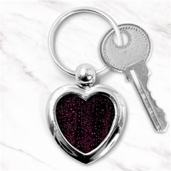 Glitter Light Lights Pastel Pattern Style Texture Key Chain (heart) by Perong