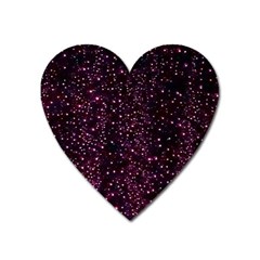 Glitter Light Lights Pastel Pattern Style Texture Heart Magnet by Perong