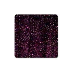 Glitter Light Lights Pastel Pattern Style Texture Square Magnet by Perong