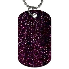 Glitter Light Lights Pastel Pattern Style Texture Dog Tag (one Side) by Perong