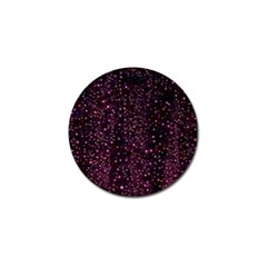 Glitter Light Lights Pastel Pattern Style Texture Golf Ball Marker (4 Pack)