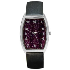 Glitter Light Lights Pastel Pattern Style Texture Barrel Style Metal Watch by Perong