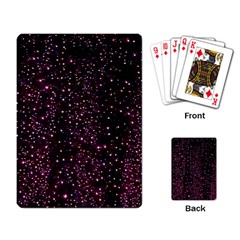 Glitter Light Lights Pastel Pattern Style Texture Playing Cards Single Design (rectangle)