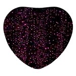 Glitter Light Lights Pastel Pattern Style Texture Heart Glass Fridge Magnet (4 pack) Front