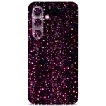 Glitter Light Lights Pastel Pattern Style Texture Samsung Galaxy S24 6.2 Inch Black TPU UV Case Front