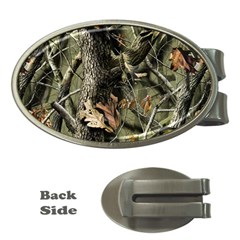 Realtree Camo Seamless Pattern Camo Hunting Money Clips (oval)  by Perong