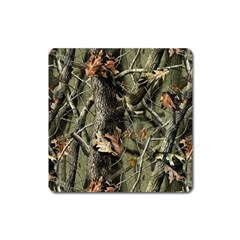 Realtree Camo Seamless Pattern Camo Hunting Square Magnet