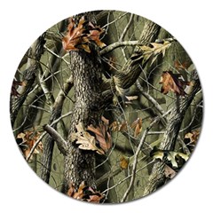 Realtree Camo Seamless Pattern Camo Hunting Magnet 5  (Round)