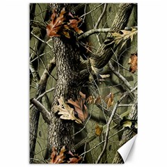 Realtree Camo Seamless Pattern Camo Hunting Canvas 24  X 36  by Perong