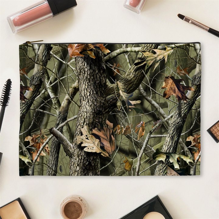 Realtree Camo Seamless Pattern Camo Hunting Cosmetic Bag (XL)