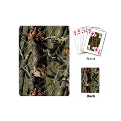 Realtree Camo Seamless Pattern Camo Hunting Playing Cards Single Design (mini)