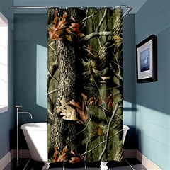 Realtree Camo Seamless Pattern Camo Hunting Shower Curtain 36  x 72  (Stall) 