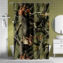 Realtree Camo Seamless Pattern Camo Hunting Shower Curtain 48  x 72  (Small) 