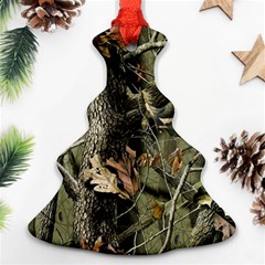 Realtree Camo Seamless Pattern Camo Hunting Christmas Tree Ornament (two Sides)