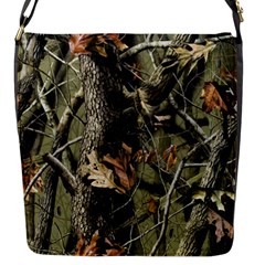 Realtree Camo Seamless Pattern Camo Hunting Flap Closure Messenger Bag (S)