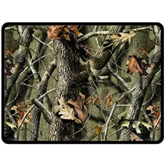 Realtree Camo Seamless Pattern Camo Hunting Two Sides Fleece Blanket (Large)