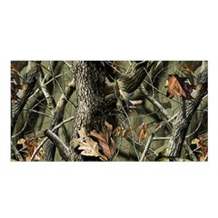 Realtree Camo Seamless Pattern Camo Hunting Satin Shawl 45  x 80 